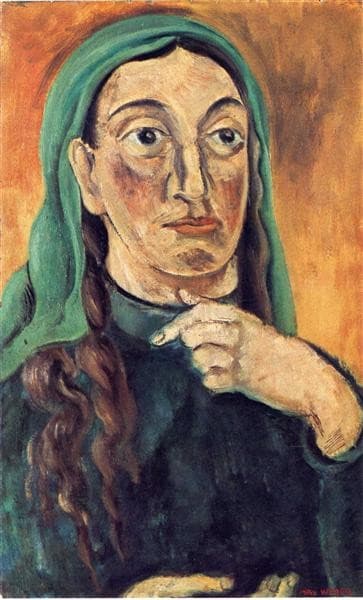 Draped Head — Max Weber