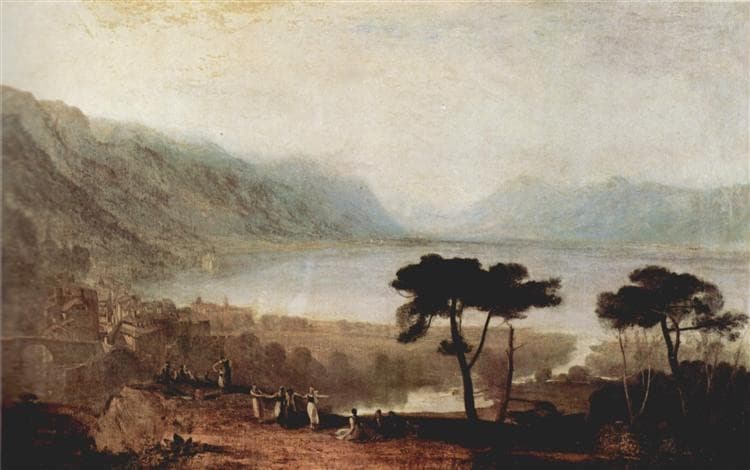 The Lake Geneva seen from Montreux — J. M. W. Turner