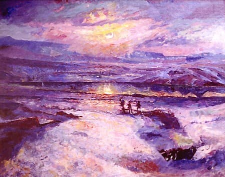 Autumn Sunlight, Öskjuhlíð — Asgrimur Jonsson