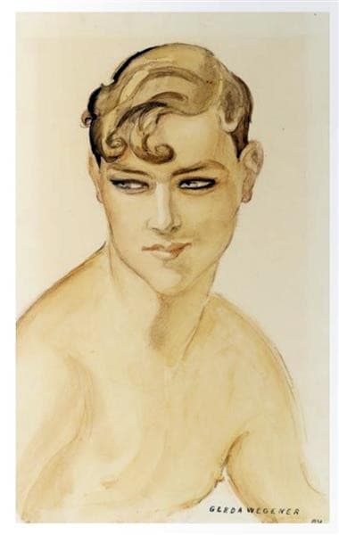 Young Man, Bare Chested — Gerda Wegener