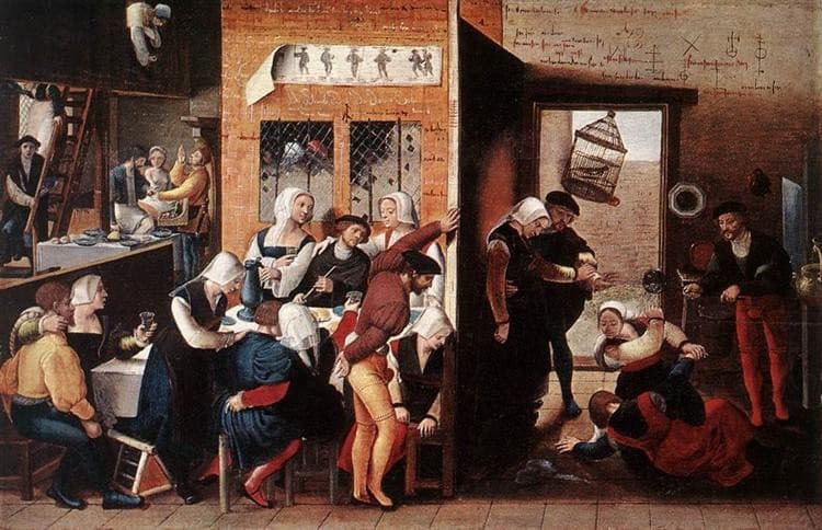 A Merry Company — Jan Sanders van Hemessen