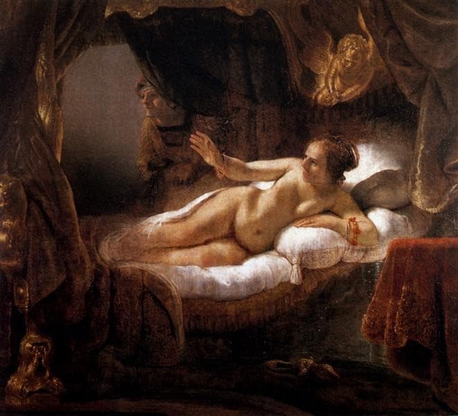 Danae — Rembrandt van Rijn