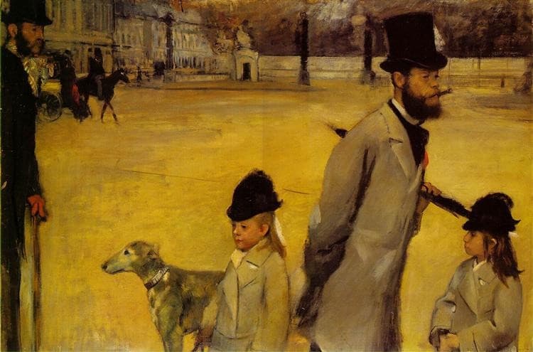 Place de la Concorde — Edgar Degas