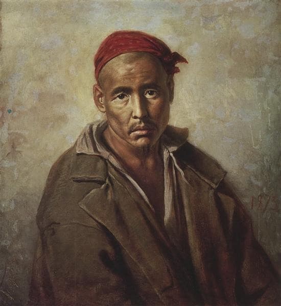 Голова киргиза-каторжника — Vasily Perov
