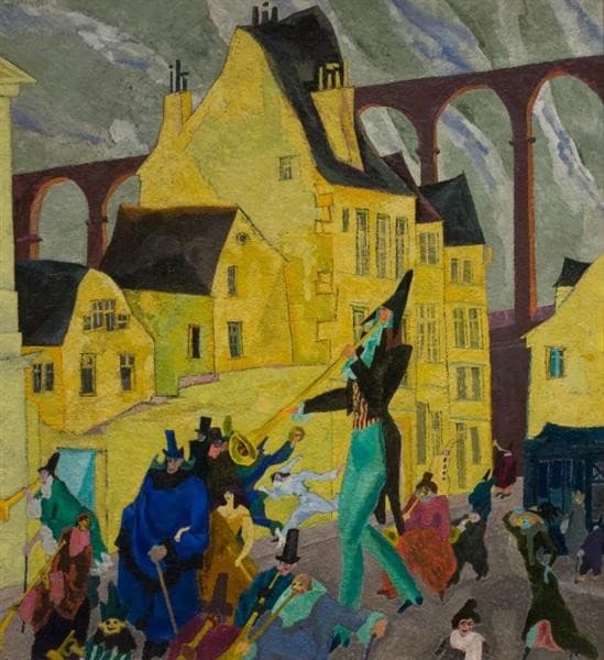 Carnival in Arcueil — Lyonel Feininger