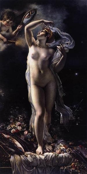 Mademoiselle Lange as Venus — Anne-Louis Girodet de Roussy-Trioson