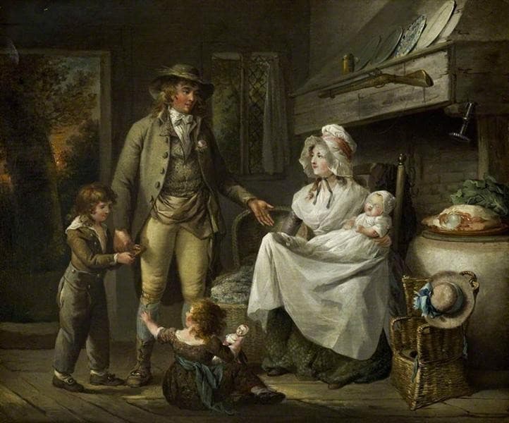 The Comforts of Industry — George Morland