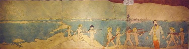 Despite outbreak of new storms... — Henry Darger