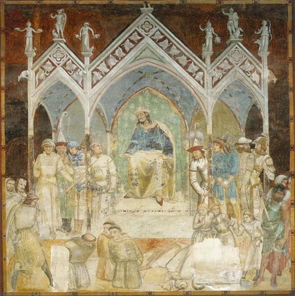Martyrdom of the Franciscans — Ambrogio Lorenzetti