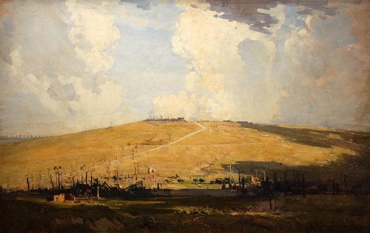 Mount St Quentin — Arthur Streeton
