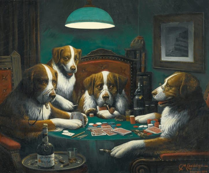 Poker Game — Cassius Marcellus Coolidge