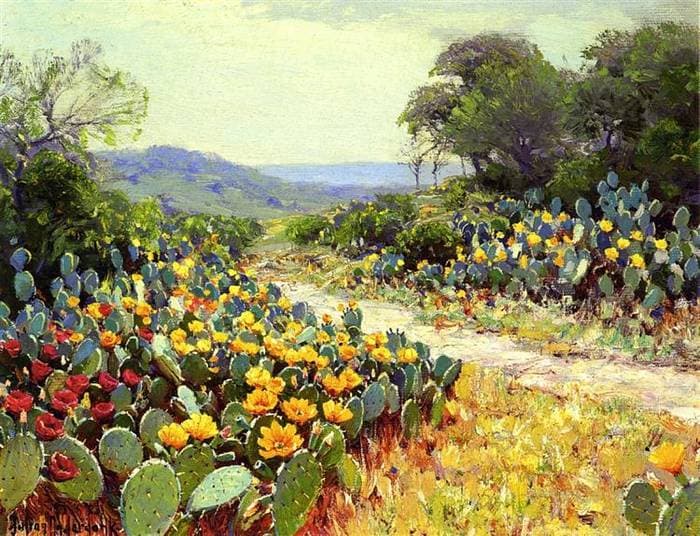 Cactus in Bloom — Robert Julian Onderdonk
