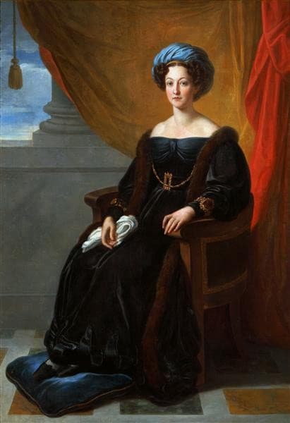 Portrait of Klementyna Ostrowska Née Sanguszko — Camuccini Vincenzo