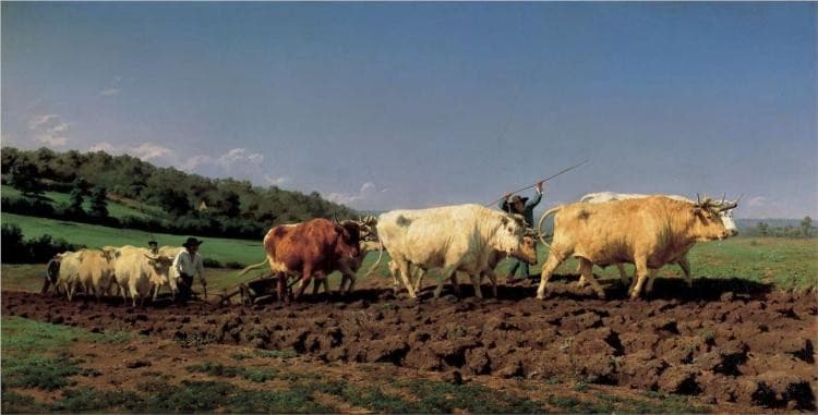 Plowing in the Nivernais — Rosa Bonheur