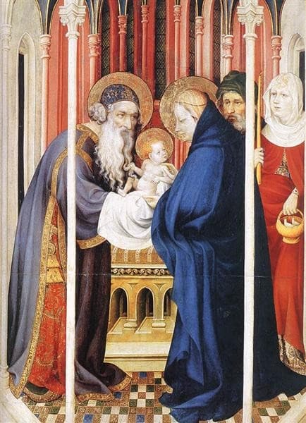 The Presentation of Christ (from Altar of Philip the Bold) — Melchior Broederlam