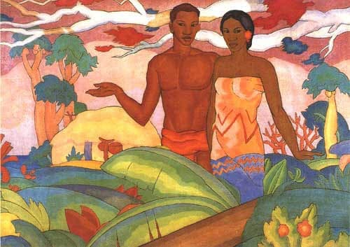 Hawaiian Boy and Girl — Arman Manookian