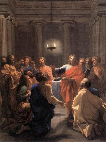 Institution of the Eucharist — Nicolas Poussin
