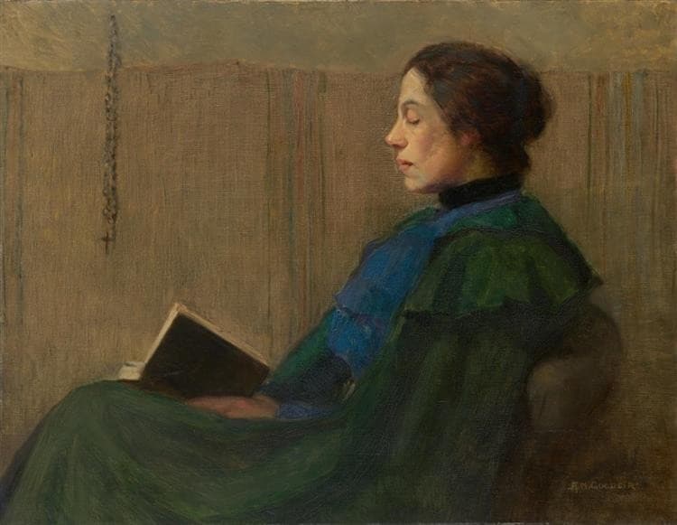 Woman Reading — Agnes Goodsir