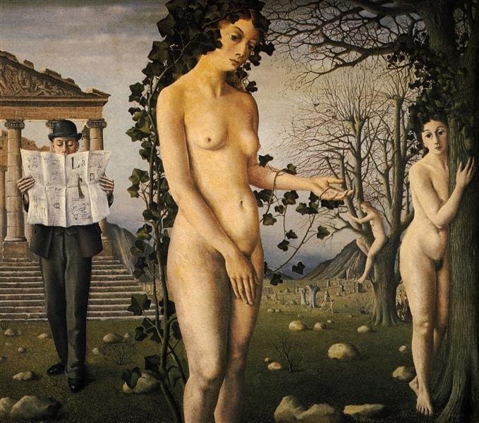 The Man in the Street — Paul Delvaux