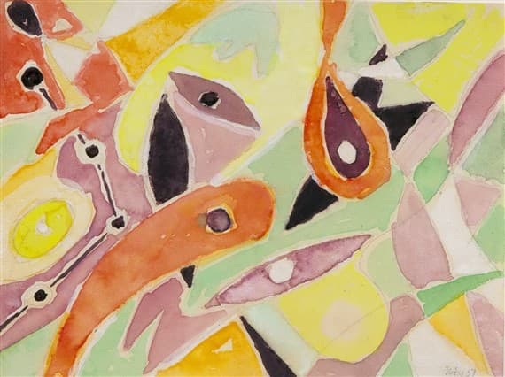 Rhythmic Composition — Ernst Wilhelm Nay
