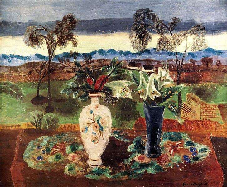 The Croft, Still Life with Divan — Frances Hodgkins