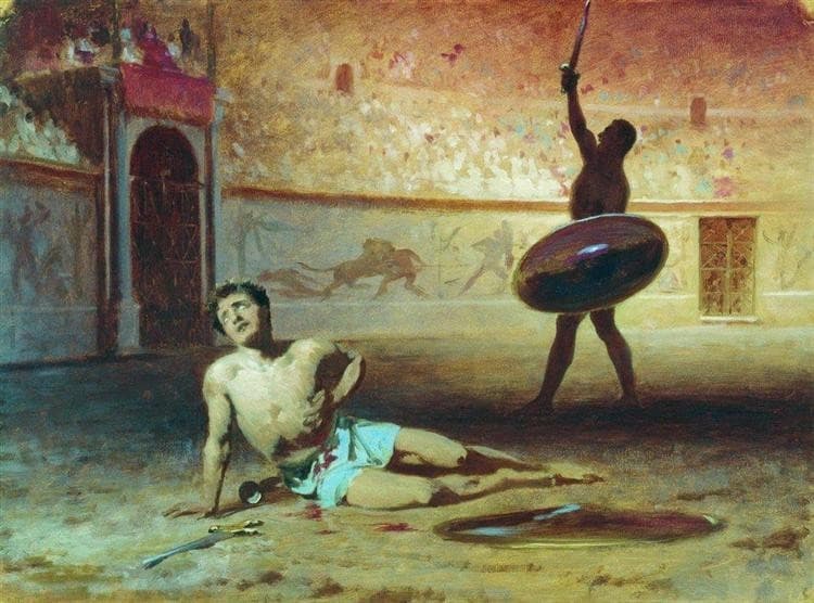The Dying Gladiator — Fyodor Bronnikov