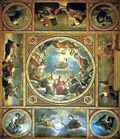 An Allegory of Peace and the Arts under the English Crown — Artemisia Gentileschi