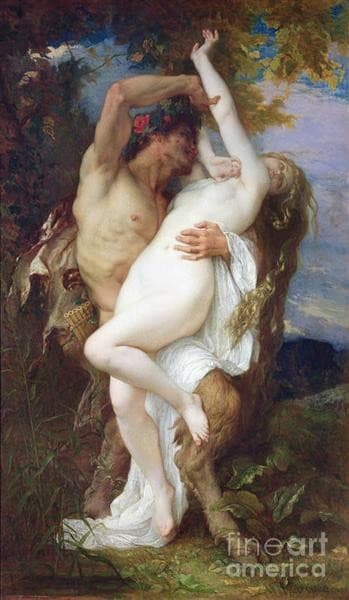 Nymph Abducted by a Satyr — Alexandre Cabanel