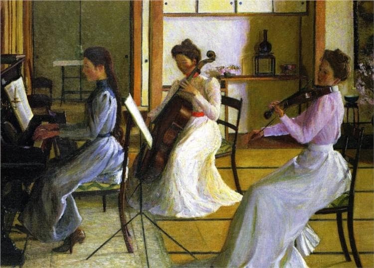 The Trio, Tokyo, Japan — Lilla Cabot Perry
