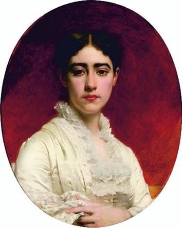 Portrait De Madame Mas — Pierre Auguste Cot