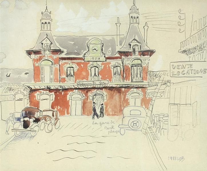 La gare de Berk-Plage — Lucia Demetriade Balacescu