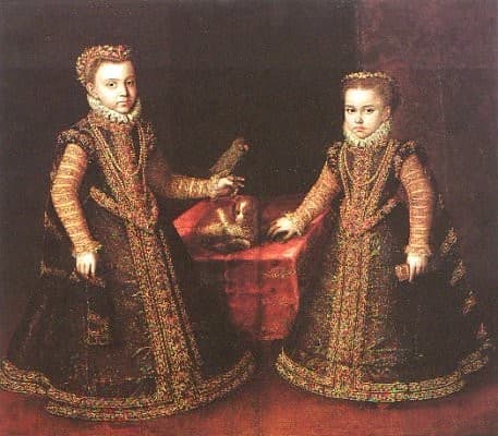 Infantas Isabella Clara Eugenia and Catalina Micaela — Sofonisba Anguissola