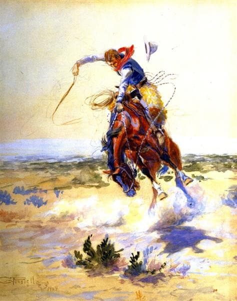 A Bad Hoss — Charles Marion Russell
