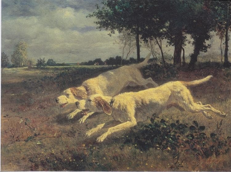 Running dogs — Constant Troyon