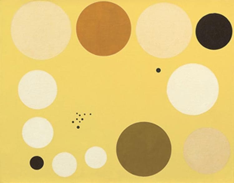 Carta celeste en amarillo n° 1 — Lolo Soldevilla