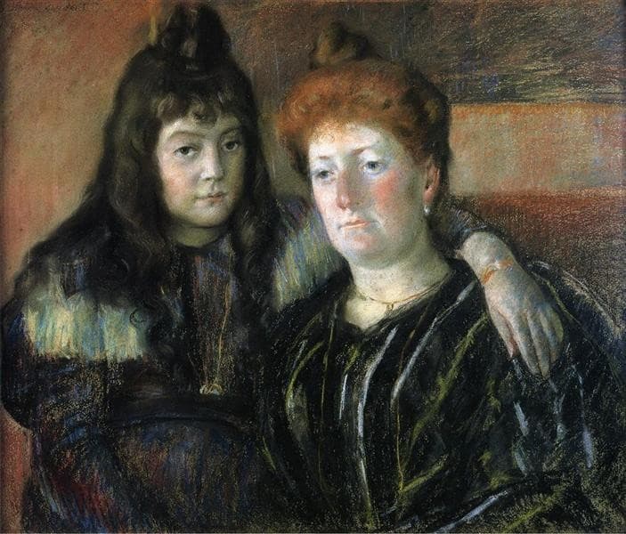 Madame Meerson and Her Daughter — Mary Cassatt