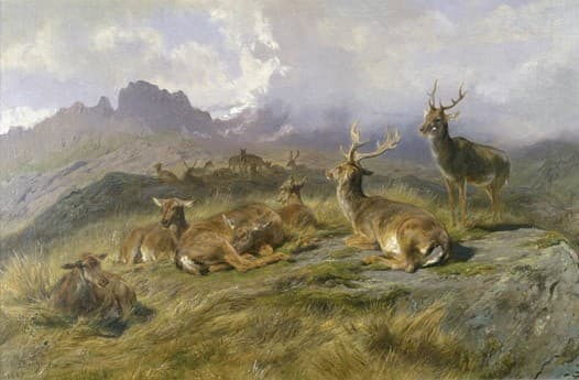 Landscape with Deer — Rosa Bonheur