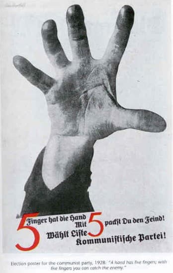 The Hand Has Five Fingers — John Heartfield