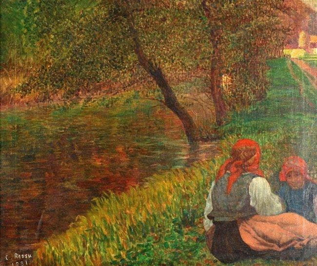 Women on the Grass — Camil Ressu