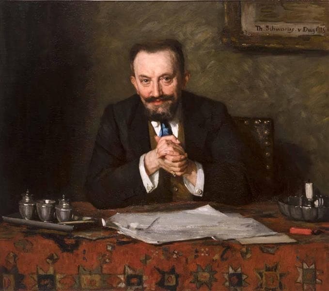 Portrait of Sylvain Kahn — Thérèse Schwartze
