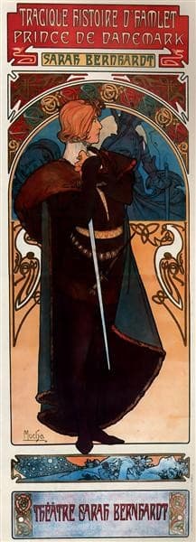 Hamlet — Alphonse Mucha