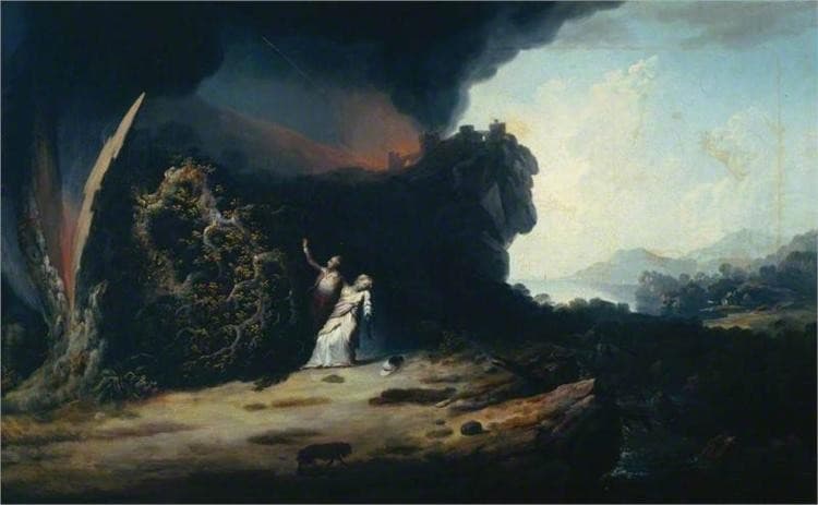 Thunderstorm with the Death of Amelia — William Williams