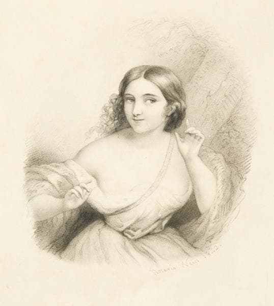 Dibujo. Alegoría De La Atención — Rosario Weiss Zorrilla
