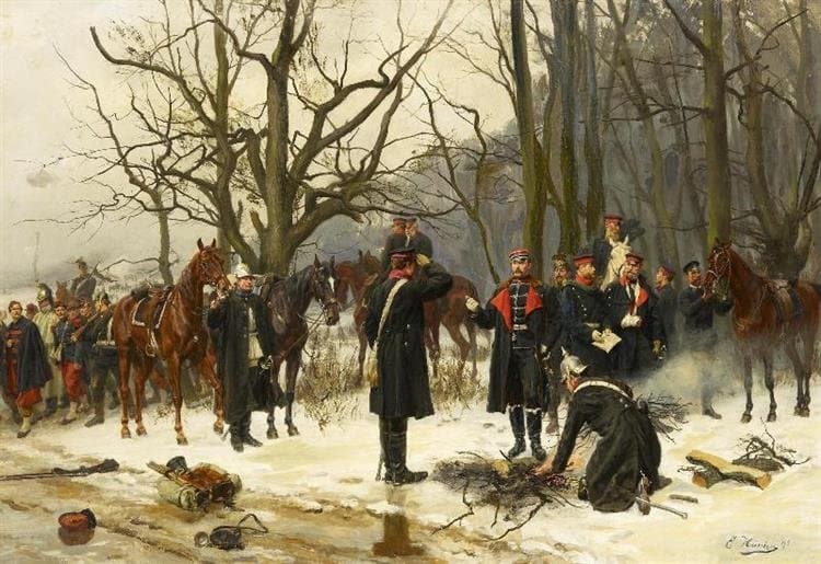 Prinz Friedrich Carl in Den Tagen Vor Orléans — Emil Hünten