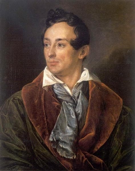 Портрет молодого человека в зеленом халате — Vasily Tropinin