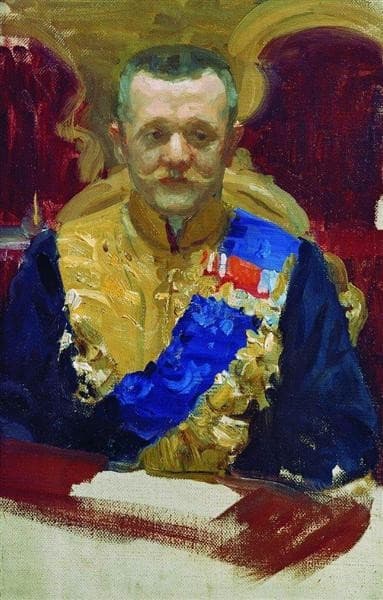 Портрет Н. В. Муравьева — Boris Kustodiev