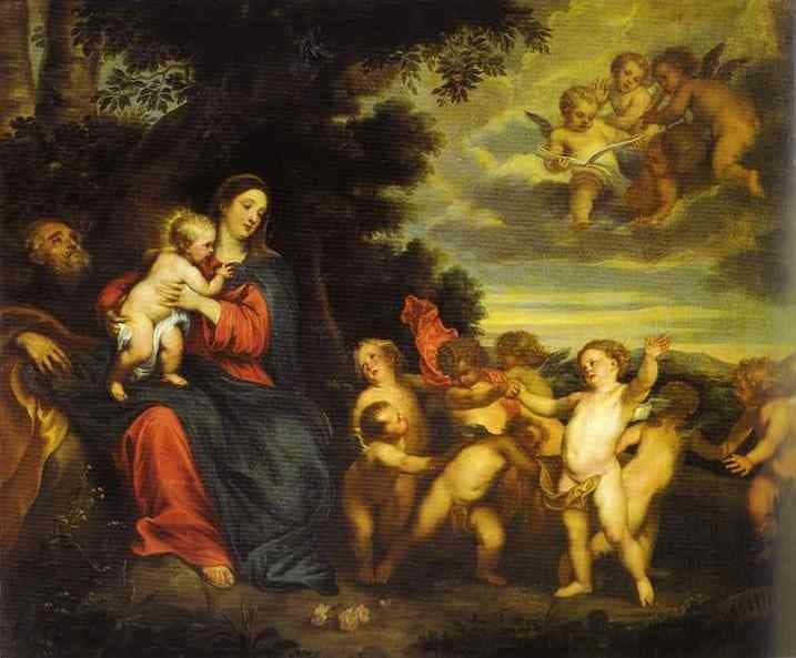 The Rest on the Flight to Egypt — Anthony van Dyck