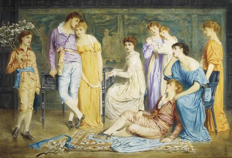 A Prelude by Bach — Simeon Solomon