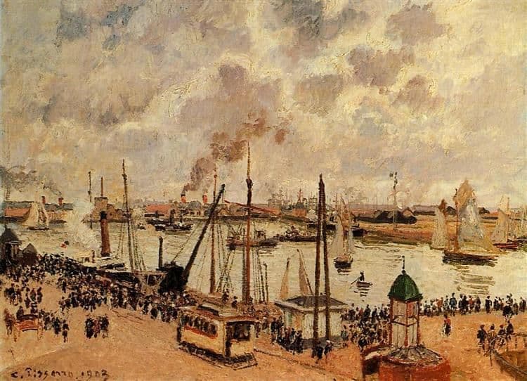 The Port of Le Havre — Camille Pissarro