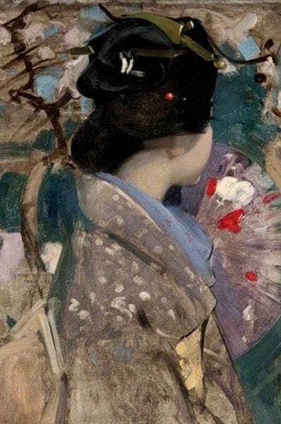 Japanese Lady with a Fan — George Henry